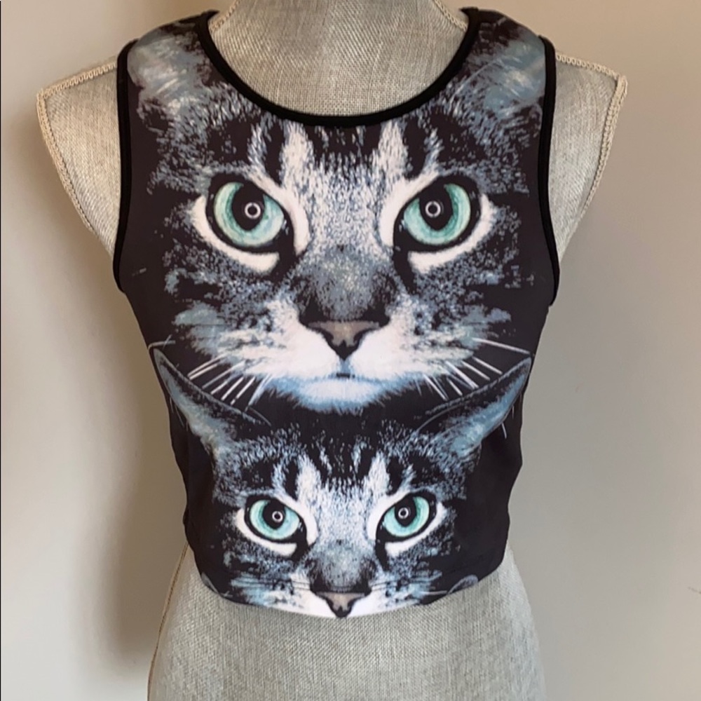Cat crop top
